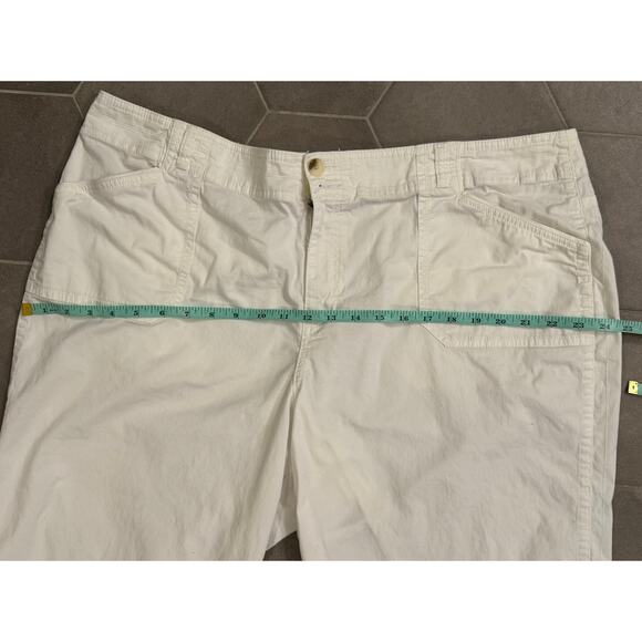 Sonoma Life Style White Capri Ankle Pants SIze 20W - Picture 7 of 7